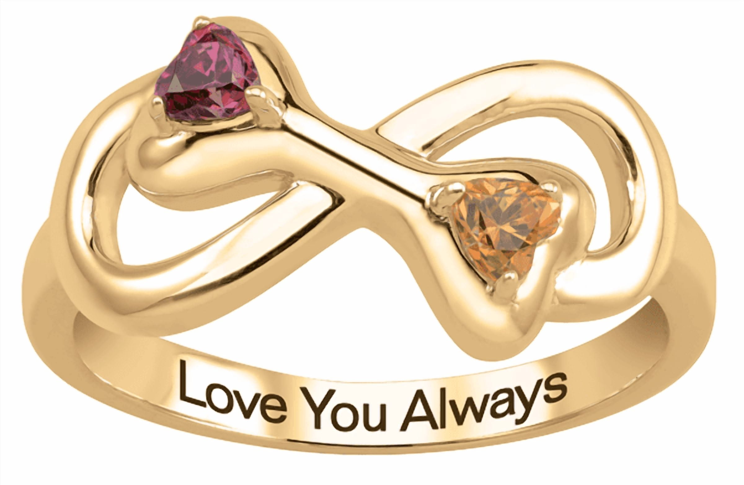 Dog Bone Shaped Personalized Ring by Jewlster in 10k Gold