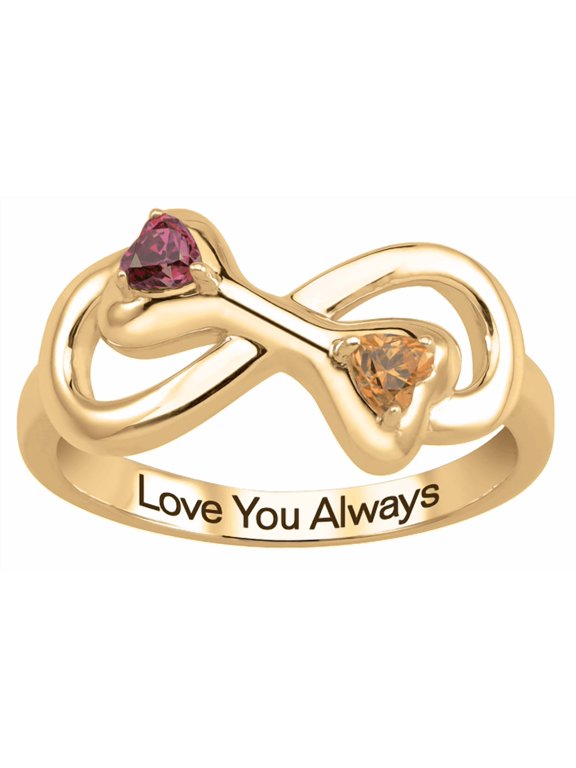Dog Bone Shaped Personalized Ring by Jewlster in 10k Gold