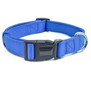 Dog collar, advanced basic collar for small, medium and large dogs, adjustable ribbon fabric,