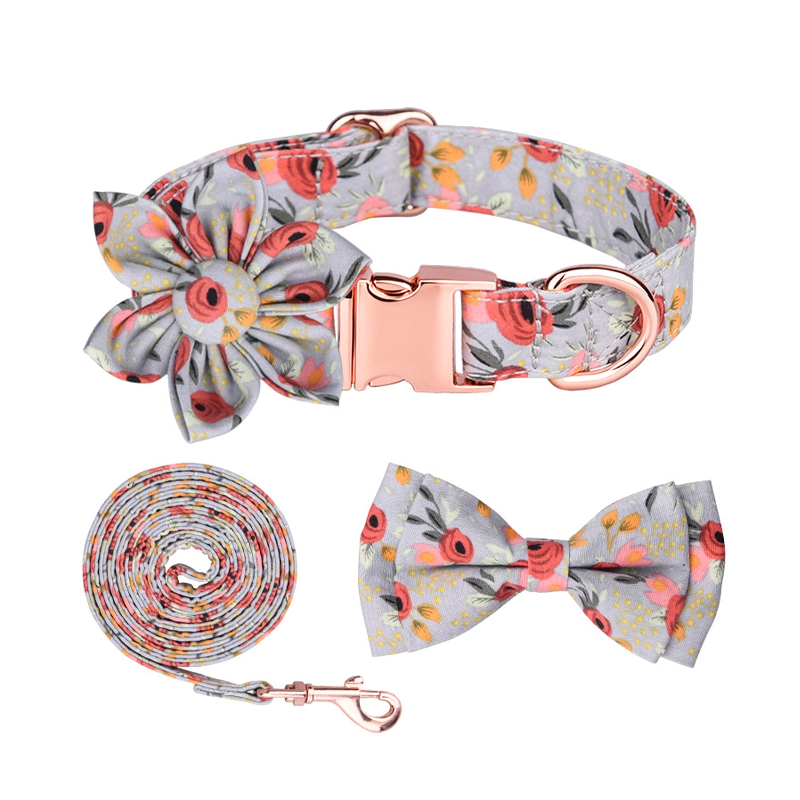 Girl Dog Collar Bow Girl Dog Collar And Lead Female Dog Collar And