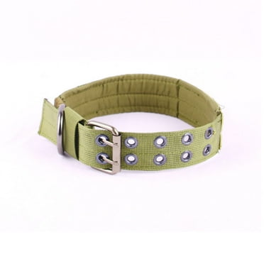 Dog collar for large dog pit bull collar nylon heavy duty thick dog collar