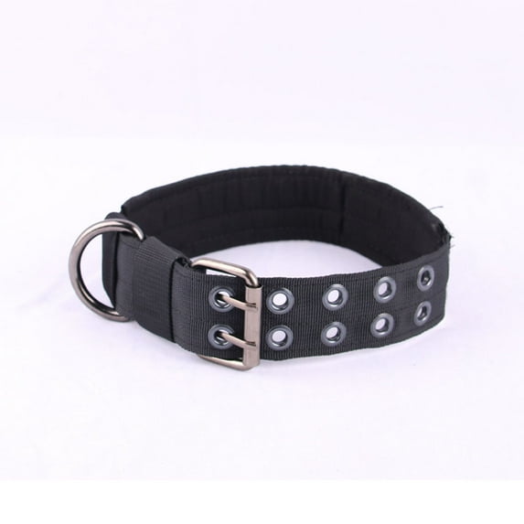 Dog collar for large dog pit bull collar nylon heavy duty thick dog collar