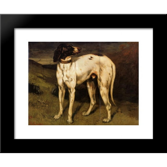 Dog from Ornans 20x24 Framed Art Print by Gustave Courbet