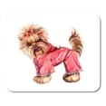 thumbnail image 1 of Dog in Pink Suit Hood Yorkshire Terrier Bow and Hair Dress Ridiculous Puppy Mousepad Mouse Pad Mouse Mat 9x10 inch, 1 of 3