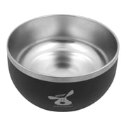 Dog is Good Stainless Steel Dog Bowl, Black, Medium