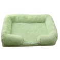 Dog kennel, cat kennel, plush square pet mattress, dog bed, winter warm