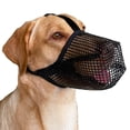 thumbnail image 1 of Dog mouth cover, small and medium-sized dog mouth cover with soft mesh, with adjustable protective mouth cover, 1 of 6