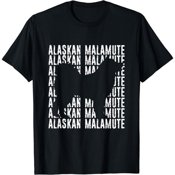 Dog owner shirt Alaskan Malamute vintage dog lover T-Shirt
