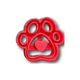 thumbnail image 1 of Dog paw with heart imprint (1.5” size) cookie cutter- Fast Shipping - Sharp Edges - Exceptional Quality, 1 of 5