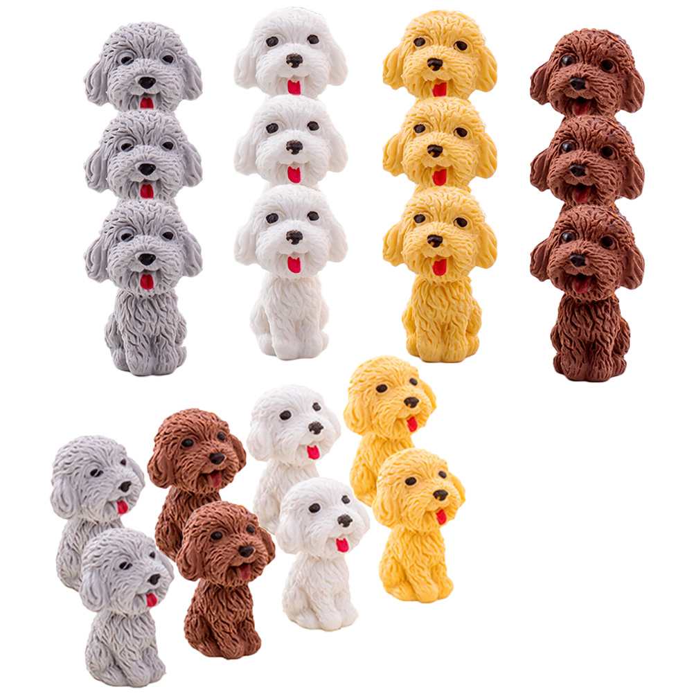 Dog pencil Eraser Lovely Kids Playset Popularity Cartoon Tpr Student 20