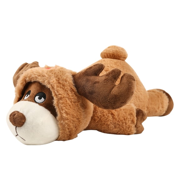 Dog plush toy - Elk brown bear, plush toy puppy, plush animal dog, warm and comfortable for dog sleep, cat toy