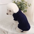 thumbnail image 1 of Dog sweaters.Dog Sweater for Small Dog,Medium Dog,Warm Winter Classic Turtleneck Pet Clothes Coat for Puppies,Cats,Cute Christmas Sweater for Girls Boys,Dog Clothes,Dog Sweatshirt（Navy 6）, 1 of 4