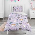 thumbnail image 1 of Dog with Medical Icons Duvet Cover and Pillowcase Set for Single Bedding, Bedroom Accessories for Kids Teens, 1 of 5