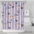 thumbnail image 1 of Dog with Medical Icons Shower Curtain 84"x72" ,Bathroom Decorative Shower Curtains Set with 12 Hooks,Modern Waterproof Washable Shower Curtain, 1 of 6