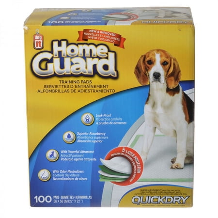 DogIt Home Guard Puppy Training Pads Medium - 100/Pack - (22" x 22") (1 Unit)