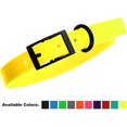 thumbnail image 1 of DogLine - Biothane Waterproof Dog Collar Strong Coated Nylon Webbing with Black Hardware Odor-Proof for Easy Care Clean High Performance Fits Small Medium Large Dogs(Neon Yellow: L: 15" - 18" |W 3/4"), 1 of 8