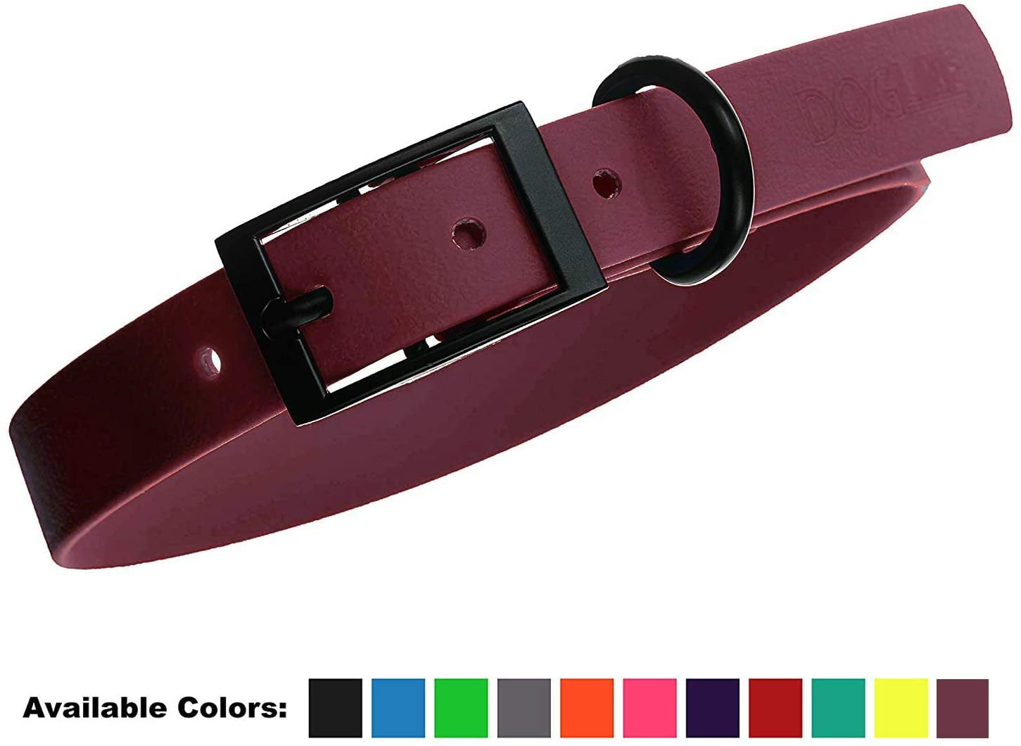 Leather + Nylon Spike Collar — Dogline