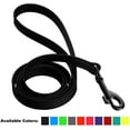 thumbnail image 1 of DogLine - Biothane Waterproof Dog Leash Strong Coated Nylon Webbing with Black Hardware Odor-Proof for Easy Care Clean High Performance for Small or Large Dogs(Black: Width 1/2" | L: 48"(4ft)), 1 of 7