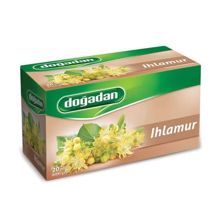 Dogadan Ihlamur (Linden Herbal Tea) 60 Tea Bags, Pack of 3