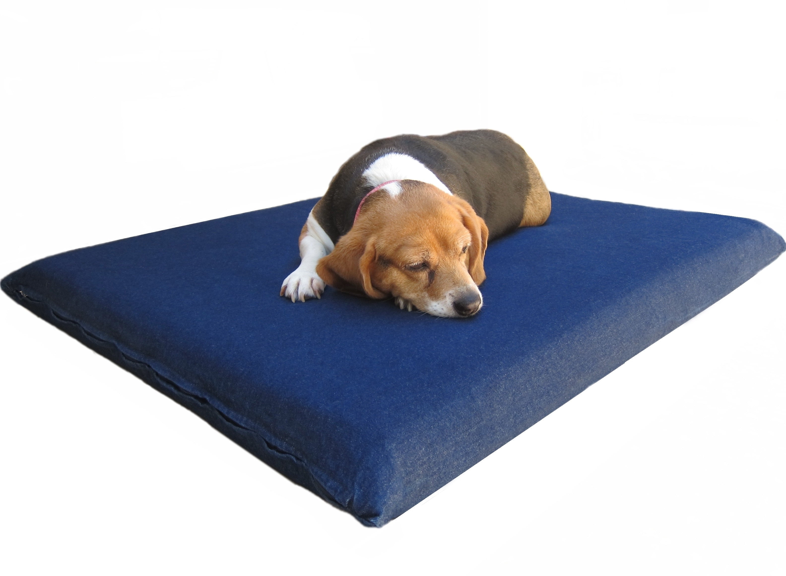 Dogbed4less Memory Foam Dog Bed, Denim Blue, 34 x 27 x 3 inch, 1 Count