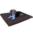 thumbnail image 1 of Dogbed4less 45"x27"x3" Memory Foam Platform Bed for Medium Large Dog, Nylon Brown Cover, 1 of 7