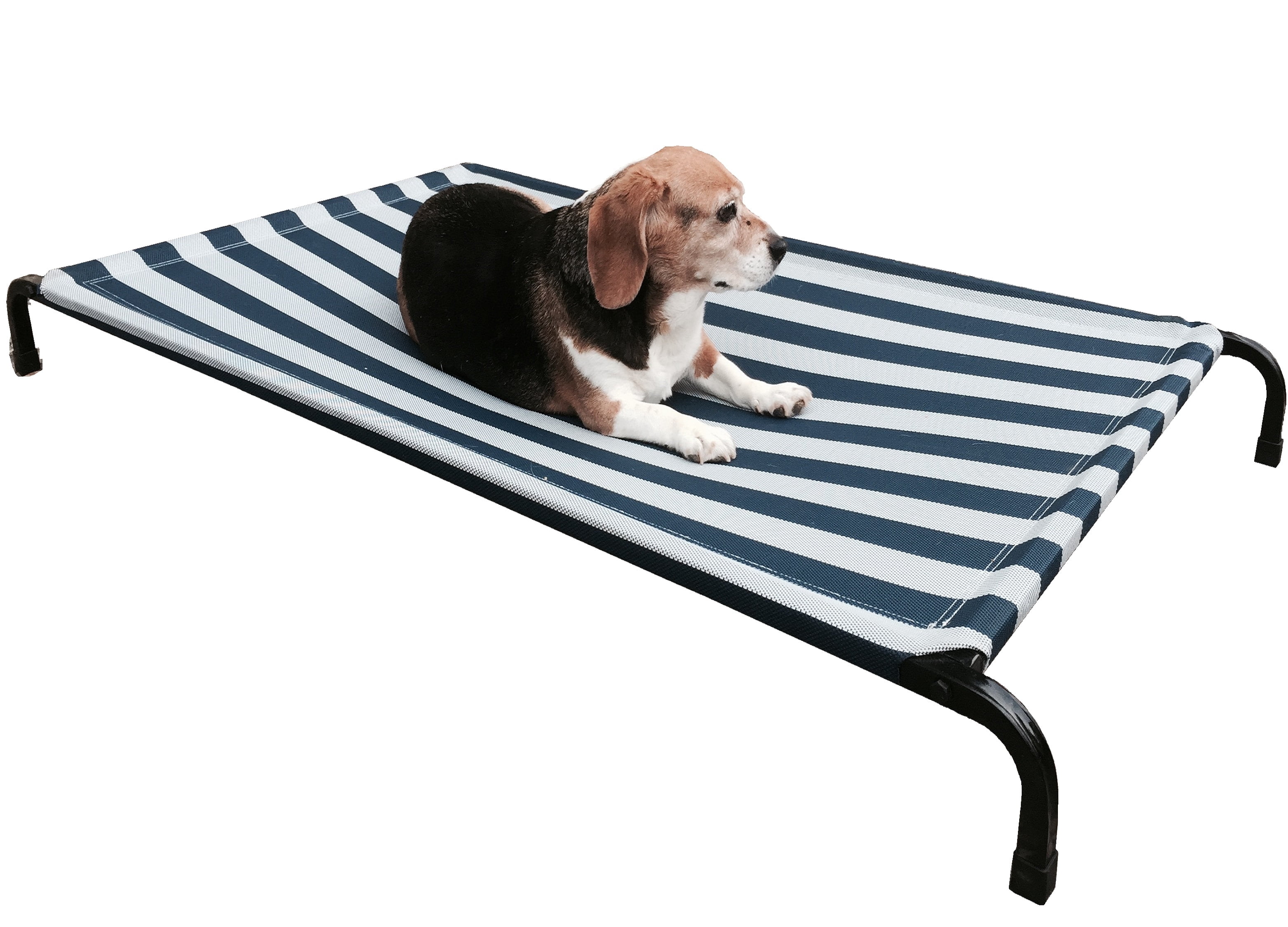 Dogbed4less Heavy Duty Chew Proof Elevated Pet Bed Cot, Medium to XL, 48x30x4.5", Indoor/Outdoor