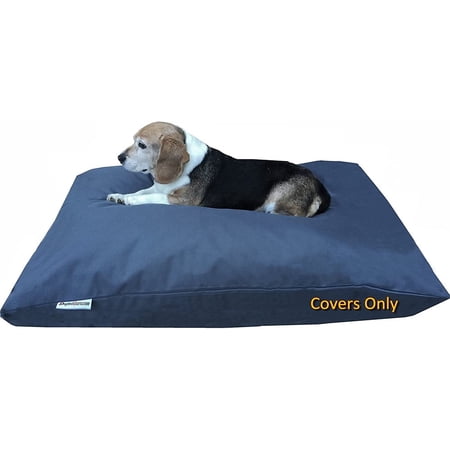 DIY Do It Yourself Pet Pillow 2 Covers: Pet Bed Duvet Zipper External Cover + Waterproof Liner Internal Case in Medium or Large for Dog and Cat - Covers only