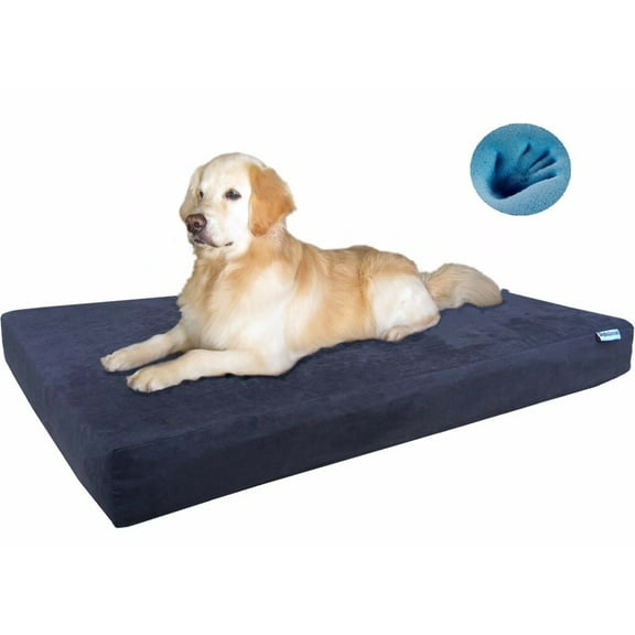 Dogbed4less Memory Foam Pet Bed Mattress for Small Medium Large XL Dog, Crate & Waterproof Case