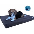thumbnail image 1 of Dogbed4less Memory Foam Pet Bed for Small Medium Large XL Dog & Waterproof Case, 1 of 8