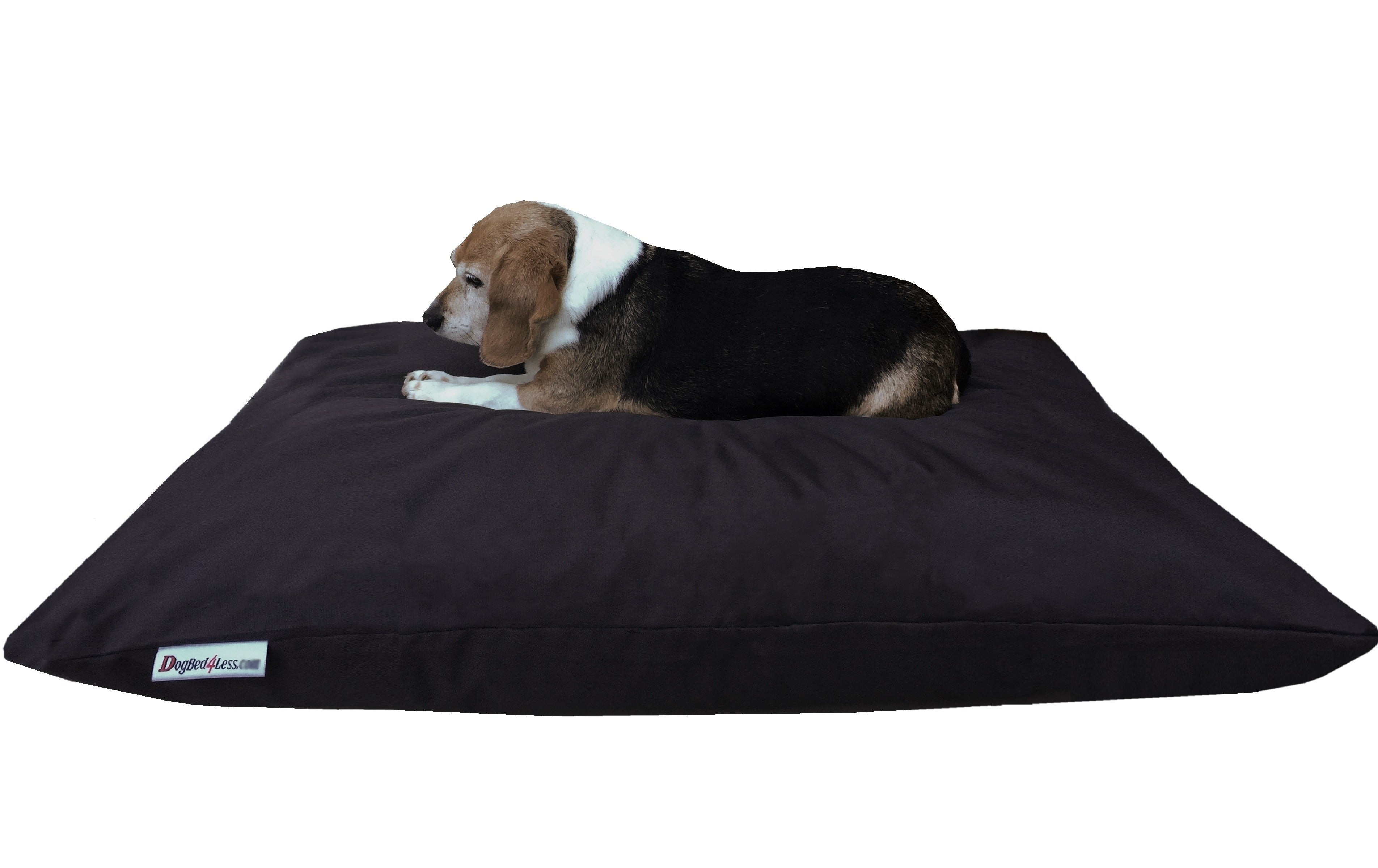 Dogbed4less Shredded Memory Foam Pillow 36"x29" Dog Bed with After Dark Oxford Cover