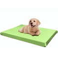 thumbnail image 1 of Dogbed4less Waterproof 45"x27"x3" Memory Foam Platform Bed for Medium Large Dog, Green, 1 of 6