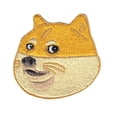 thumbnail image 1 of Doge Embroidered Iron On Patch, 1 of 2