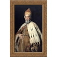 thumbnail image 1 of Doge Francesco Erizzo 24x16 Gold Ornate Wood Framed Canvas Art by Bernardo Strozzi, 1 of 2