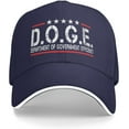 thumbnail image 1 of Doge Hat Department-of-Government-Efficiency Baseball Cap Fashion D-O-G-E Graphic Trucker Hats Unisex Black, 1 of 6