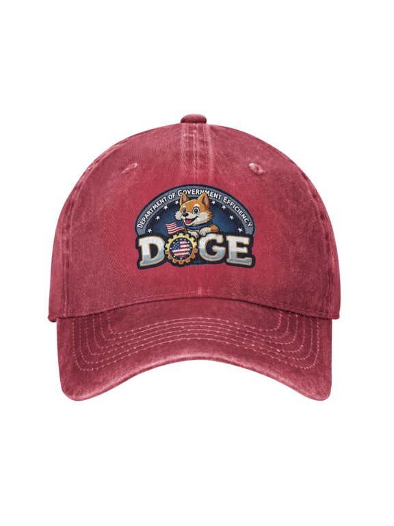 Doge Logo Cowboy Hat Baseball Hat Trucker Hat For Men Women Retro Denim Hats Baseball Cap Dad Hat