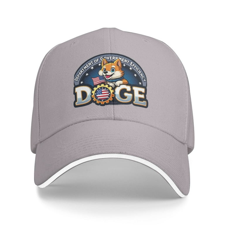 Doge Logo Unisex Golf Baseball Cap Adjustable Sandwich Cap
