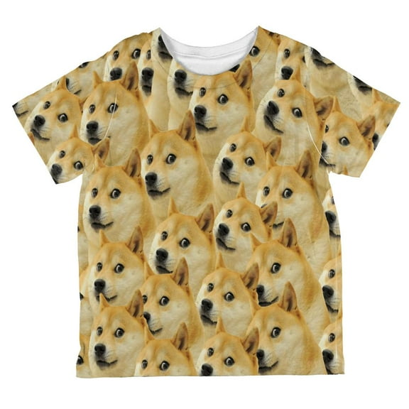Doge Meme All Over Toddler T Shirt Multi 4T