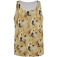 thumbnail image 1 of Doge Meme Funny All Over Mens Tank Top Multi X-LG, 1 of 1