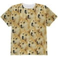 thumbnail image 1 of Doge Meme Funny All Over Youth T Shirt Multi YMD, 1 of 1