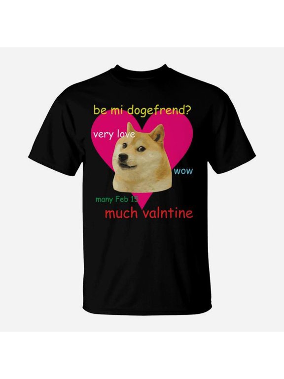 Doge Meme Valentines Day Doge TShirt