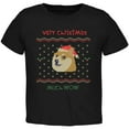 thumbnail image 1 of Doge Ugly Christmas Sweater Black Toddler T-Shirt, 1 of 1