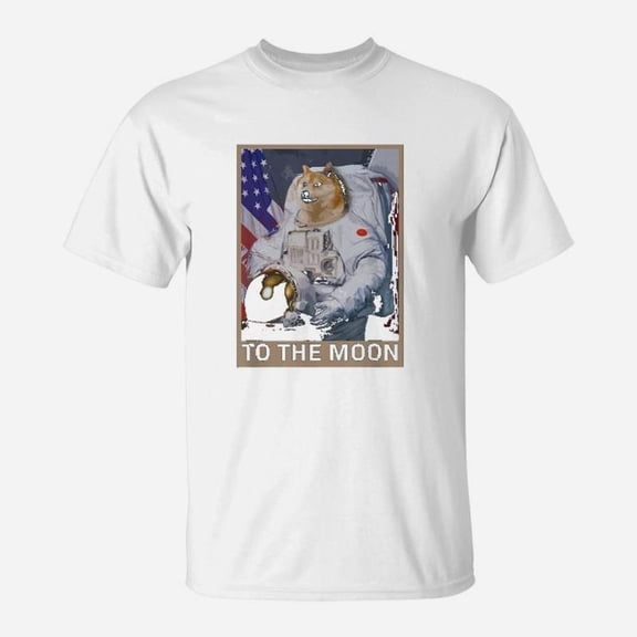 Dogecoin Astronaut To The Moon TShirt