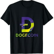 Dogecoin DOGE Cryptocurrency Logo Image T-Shirt
