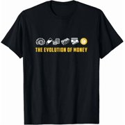Dogecoin Evolution Of Money Blockchain Cryptocurrency Event Outfit With A Graphic Theme T-Shirt, Size S-5XL