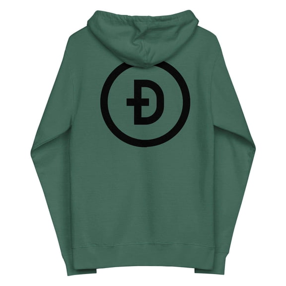 Dogecoin Zip Up Hoodie