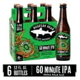 thumbnail image 1 of Dogfish Head 60 Minute IPA Craft Beer, 6 pack, 12 fl oz Glass Bottles, 6% ABV, 1 of 9