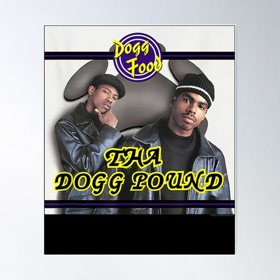 Dogg Food Cover Poster Wall Art, Modern Wall Decor For Living Room Bedroom, 12x18 UNFRAMED