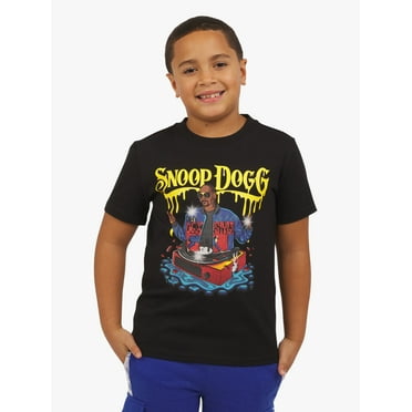 Dogg Supply Boys Short Sleeve Turntable Drip Graphic T-Shirt, Sizes XS-XXL