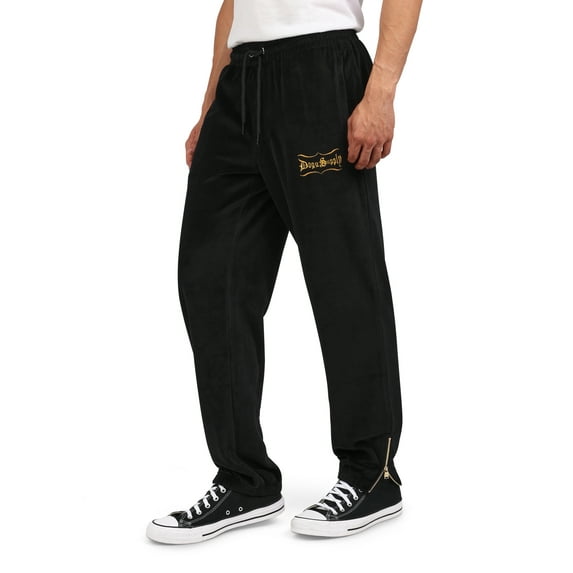 Dogg Supply Men's & Big Men's Pull-On Velour Sweatpants with Pockets, Sizes XS-3XL
