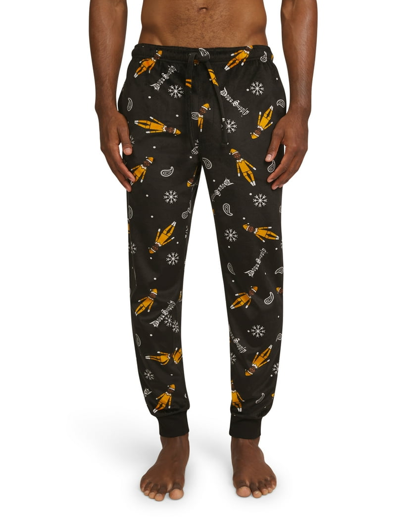 Dogg Supply Microfleece Sleep Joggers Cozy Pajama Pants